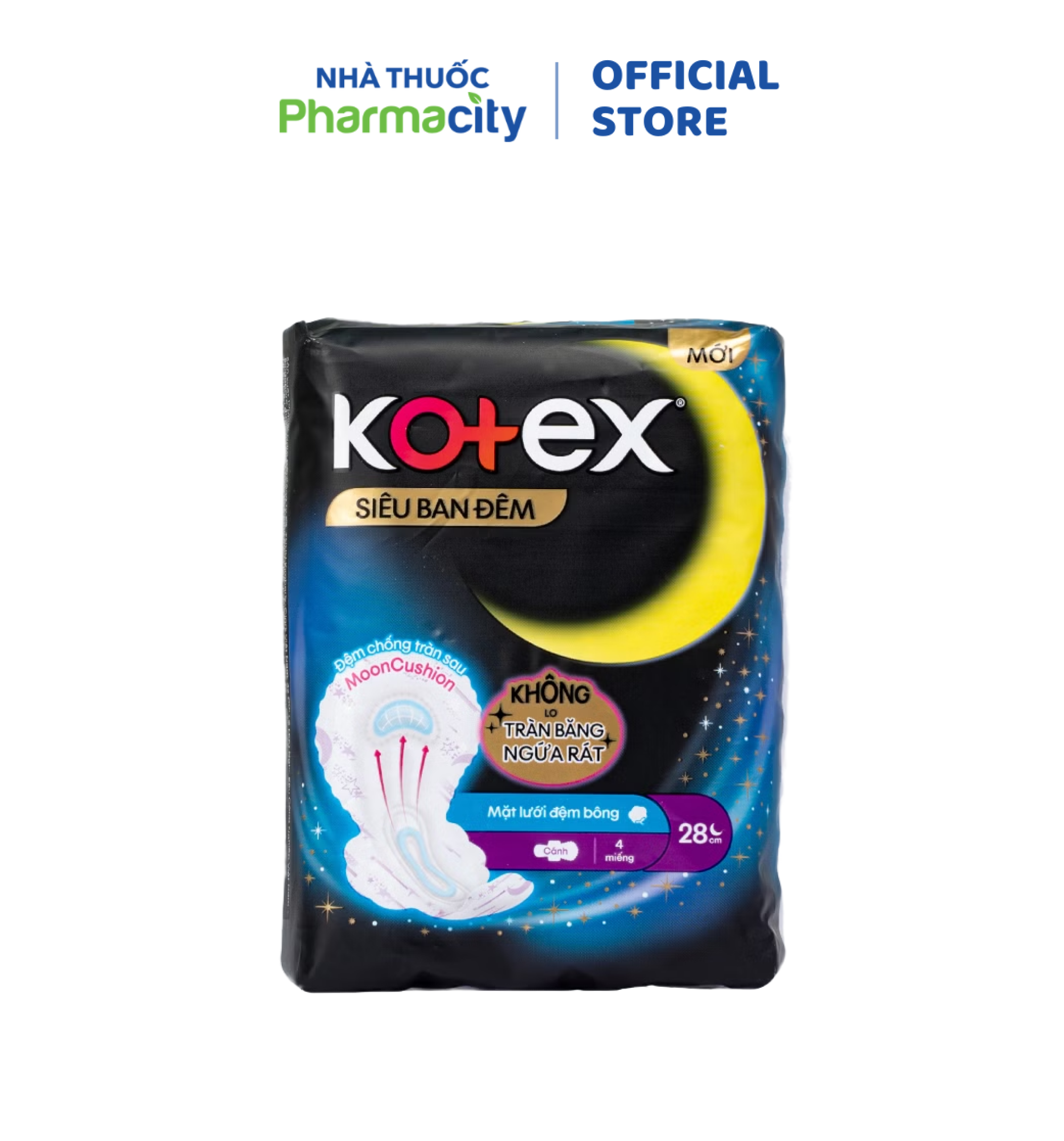 Băng vệ sinh siêu mỏng cánh ban đêm Kotex Style (4 miếng/gói)