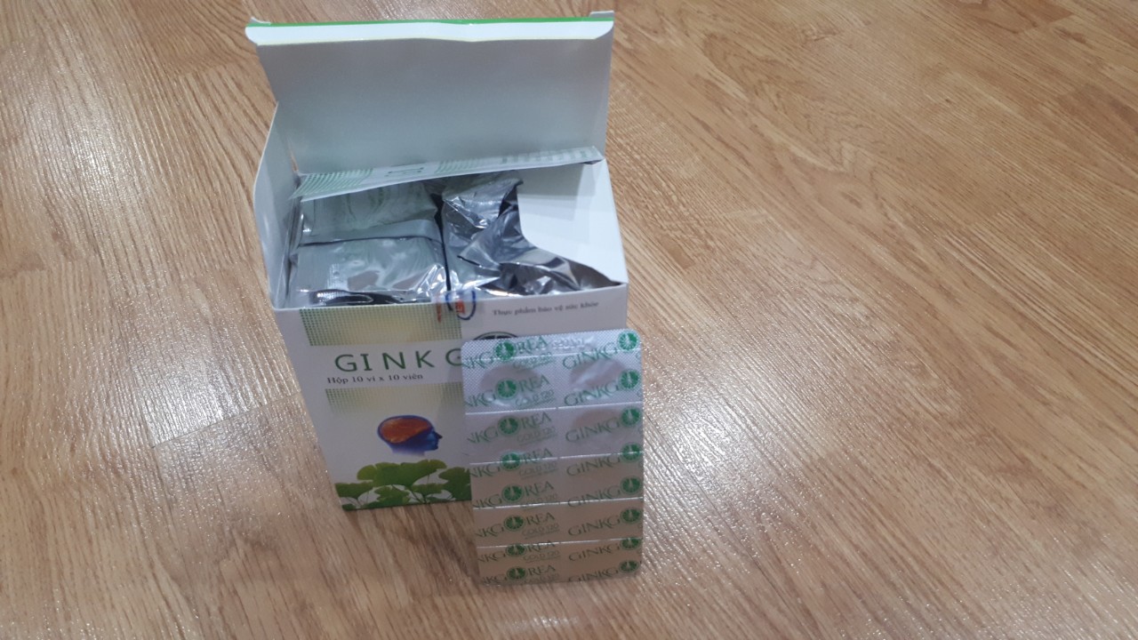 THỰC PHẨM CHỨC NĂNG GINKGO BILOBA 120 - GINKGOREA GOLD - TĂNG CƯỜNG LƯU THÔNG TUẦN HOÀN MÁU NÃO