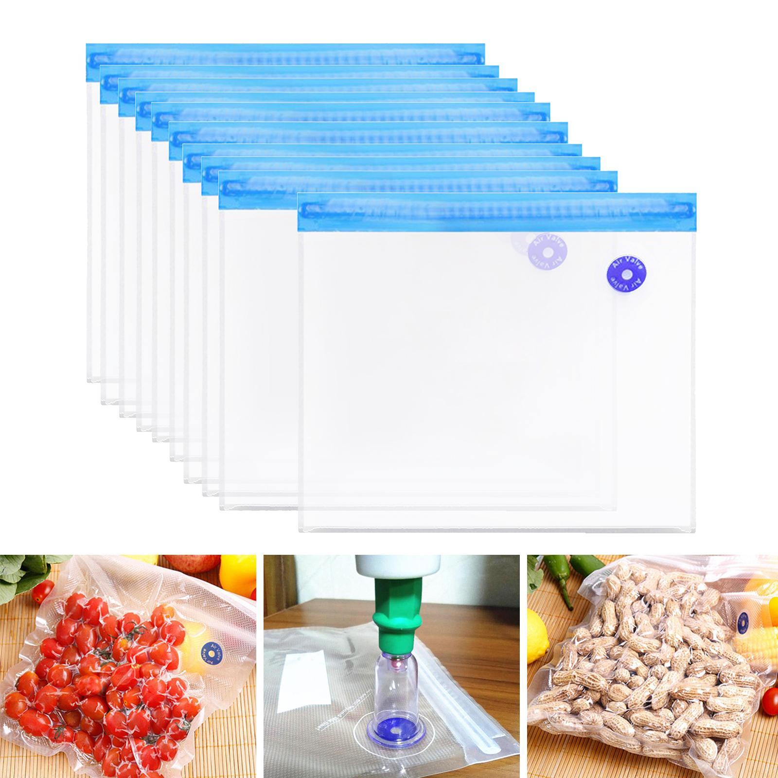 20PCS Vacuum Sealed Bags Food Saver Storage Reusable