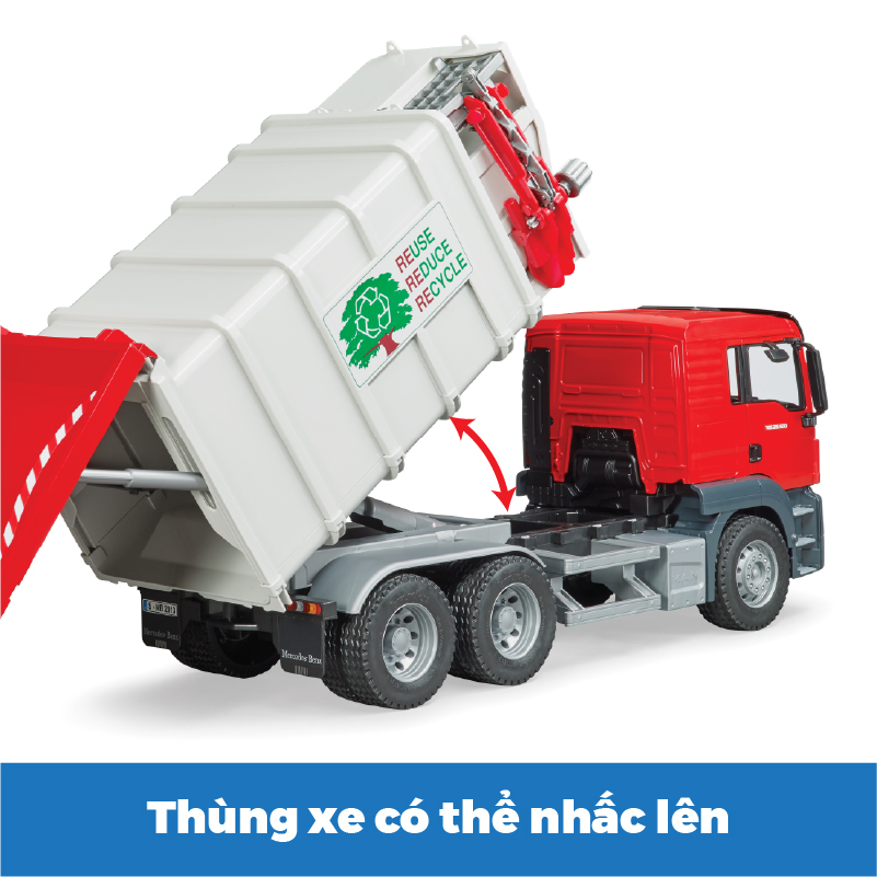 Đồ Chơi Dạng Mô Hình Theo Tỷ Lệ Thu Nhỏ 1:16 Xe Rác Man TGS BRUDER