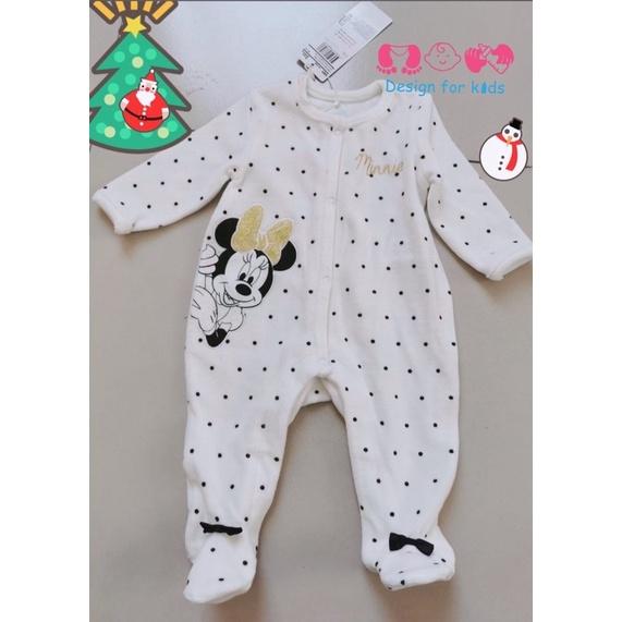 (Chọn mẫu) Sleepsuit bộ body dài tay nỉ, nhung xuất dư cho bé trai và bé gái