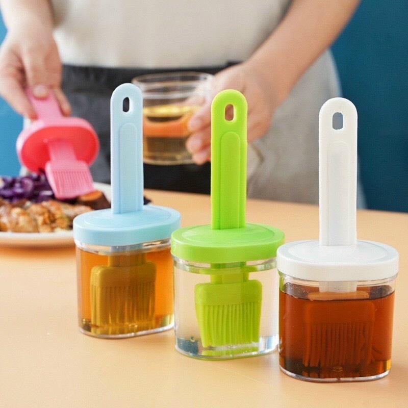 Chổi Quét Dầu Ăn Kèm Lọ Đựng Dầu Đa Năng Tiện Lợi