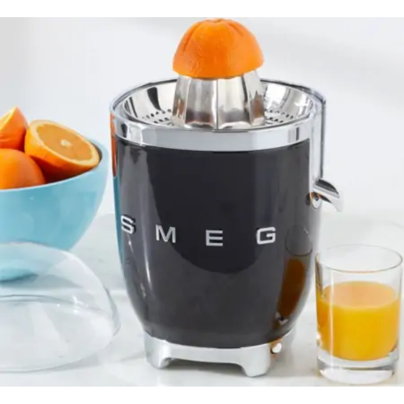 Máy vắt cam Smeg màu đen CJF01BLEU Hàng Chính Hãng
