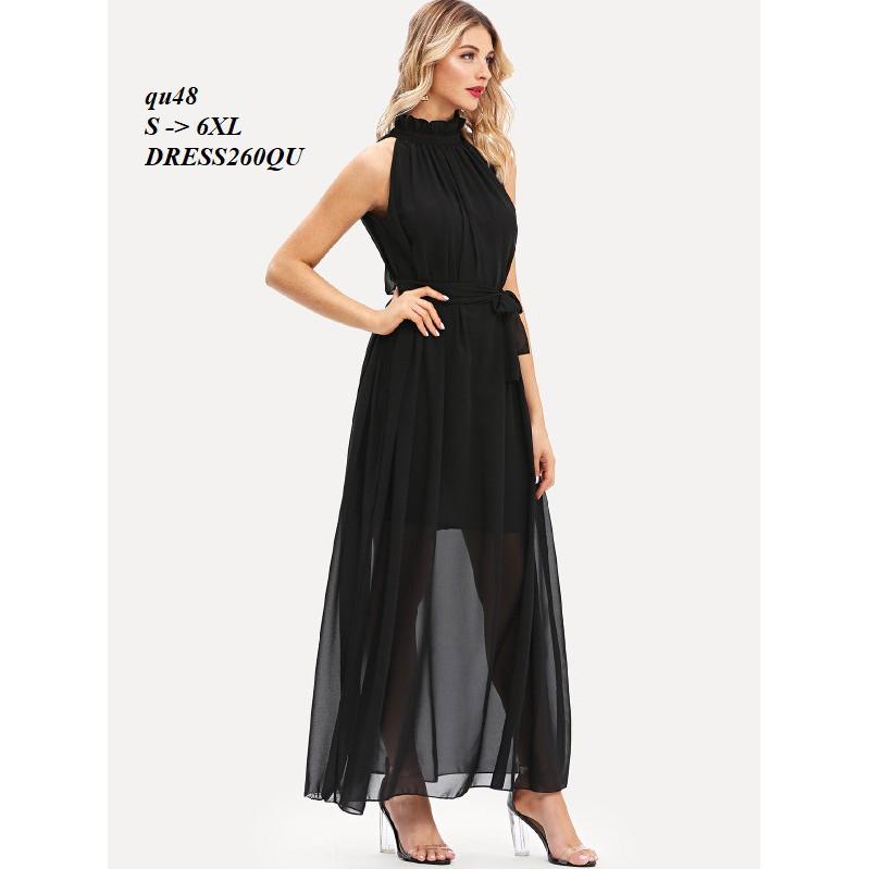 DRES194 MAXI CHIFFON 2 LỚP CAO CẤP