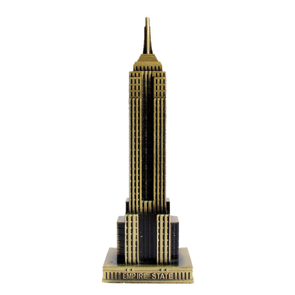 Mô hình tòa nhà Empire State cao 22 cm (Màu Vàng Rêu)