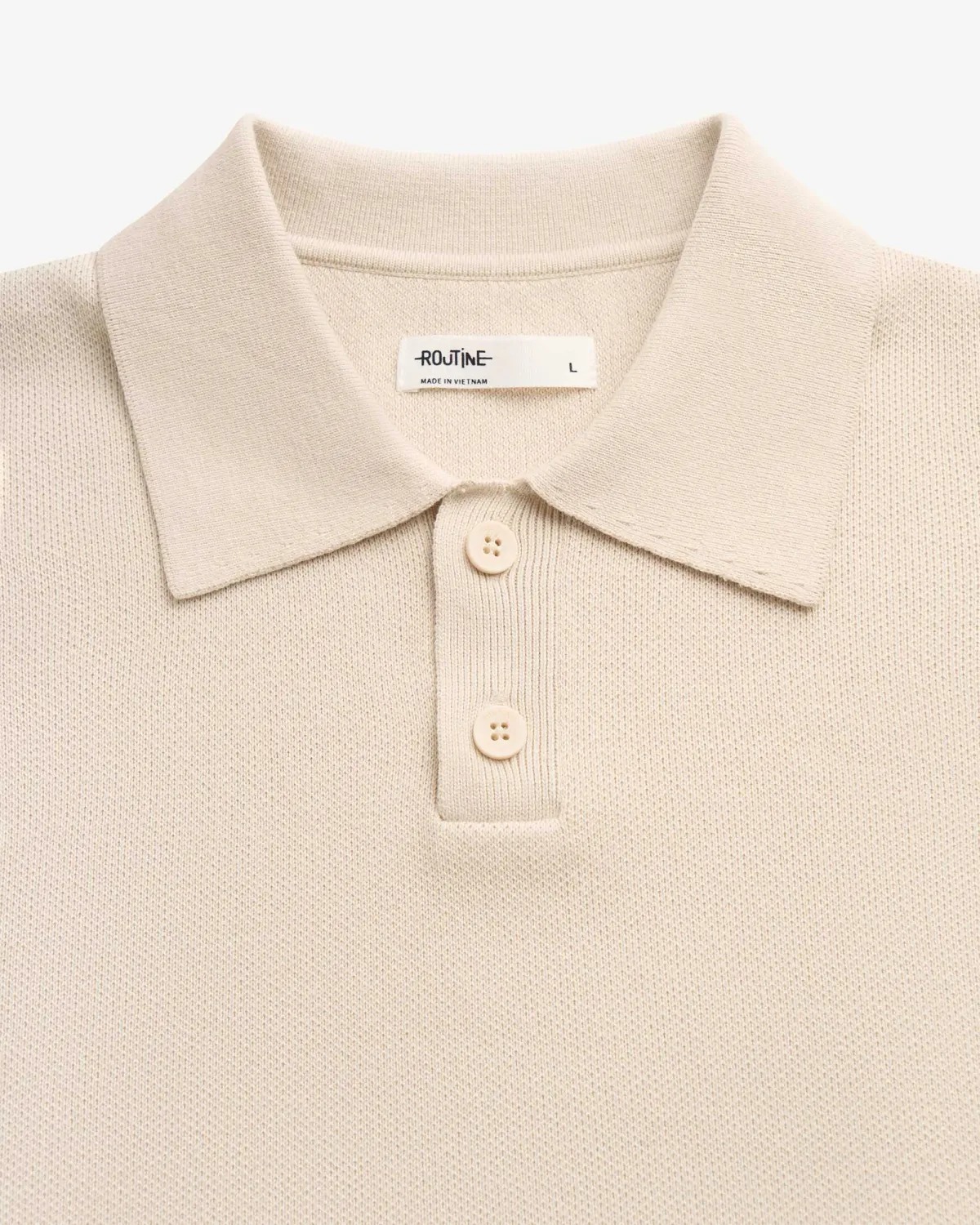 Áo polo len tay ngắn nam Form Fitted - ROUTINE 10F25KNI003