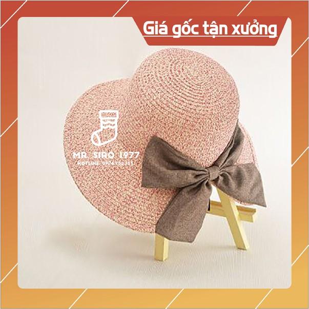 Mũ cói Nón cói nữ rộng vàng đi biển, đi nắng