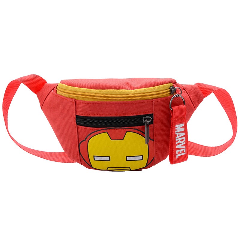 Túi đeo chéo, đeo bụng hoạ tiết marvel cho bé trai cá tính, ngăn chứa rộng đựng điện thoại, bì lì xì tết