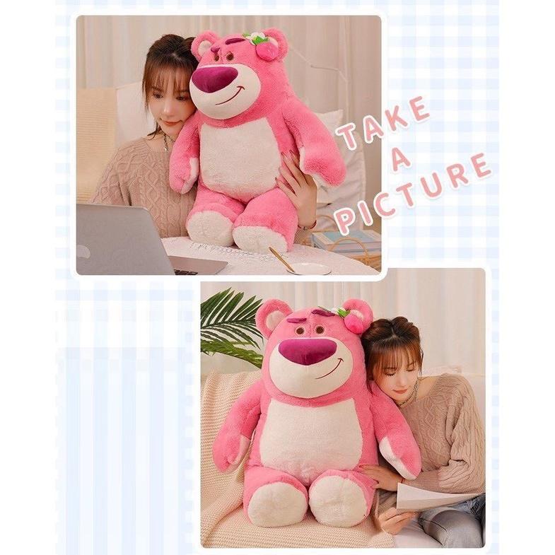 Gấu Lotso ngồi béo ú siêu dễ thương kích thước 50-90cm