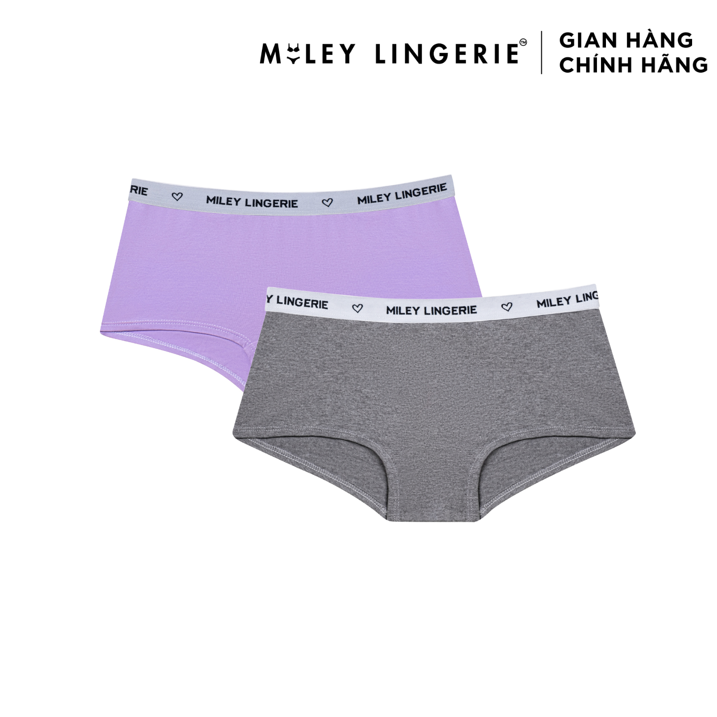 Combo 2 Quần Boy Short Sợi Vải Thiên Nhiên Miley Lingerie - Màu ngẫu nhiên