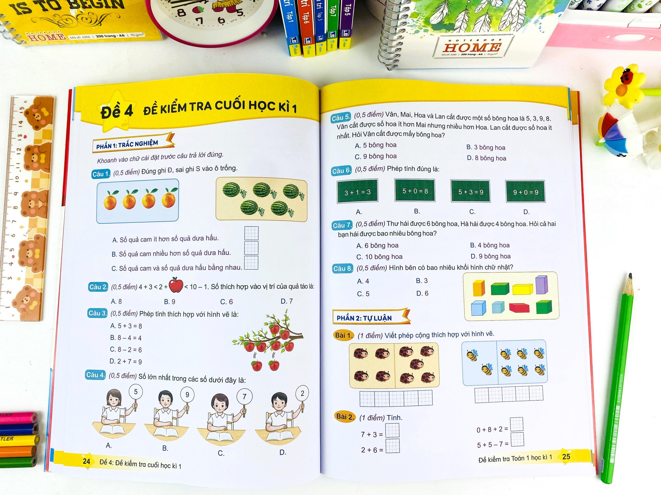 Sách - Đề Kiểm Tra Toán 1 - Biên soạn theo CT GDPT mới - Kết Nối - ndbooks