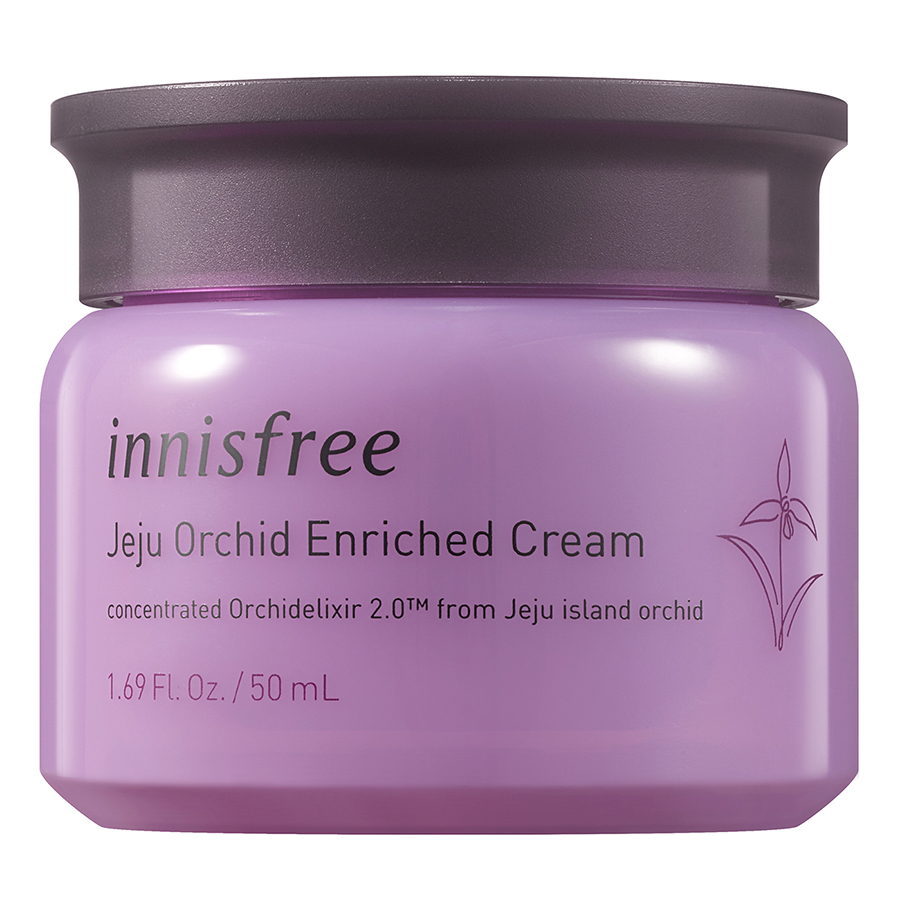 Kem dưỡng giàu dưỡng chất ngăn ngừa lão hóa sớm từ hoa lan Innisfree Jeju Orchid Enriched Cream 131170966 (50ml)