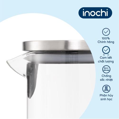 Bình nước thuỷ tinh Inochi - Nikko 1.3L