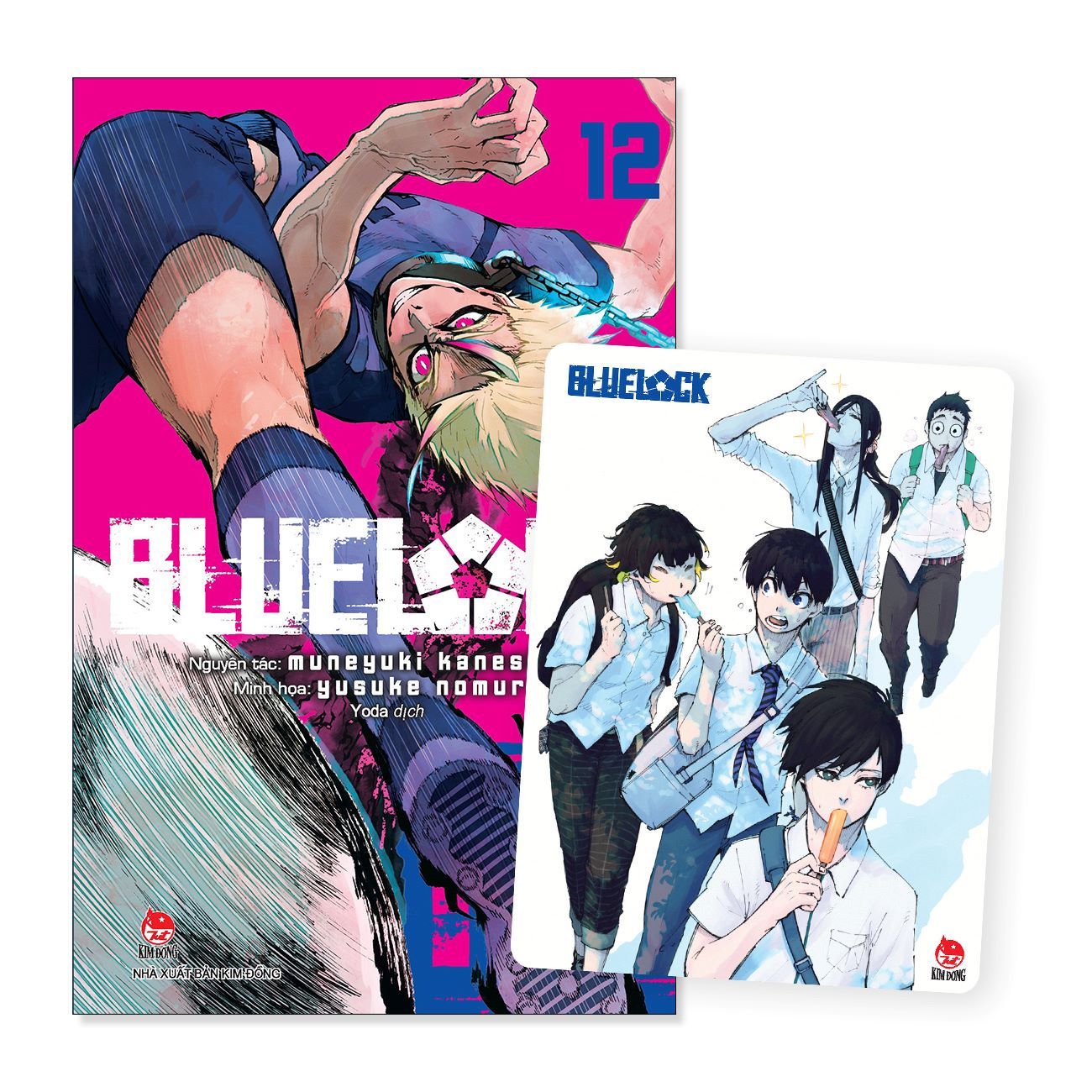 Truyện tranh BlueLock - Tập 12 - Tặng kèm Bookmark PVC - NXB Kim Đồng