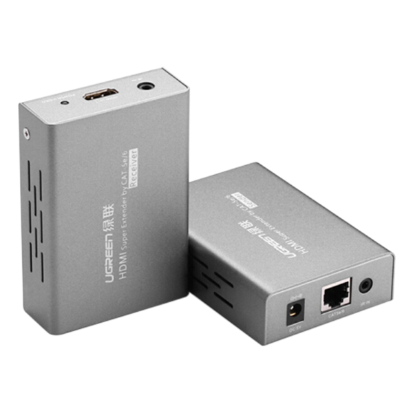 Bộ Nối Dài HDMI Qua Cáp Mạng Hỗ Trợ Tối Đa 60m Ugreen 40210 - Hàng Chính Hãng