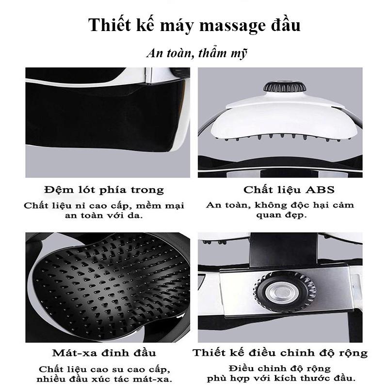 Máy Massage Đầu Thông Minh Bằng Khí Nén 3 Chế Độ RULAX ( Có Nhạc Thư Giãn )