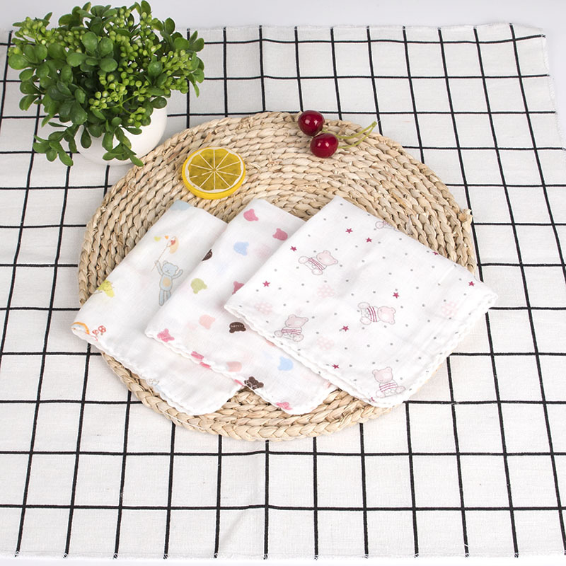 Khăn Xô, Khăn Sữa 2 Lớp Họa Tiết Xuất Nhật Cho Bé -