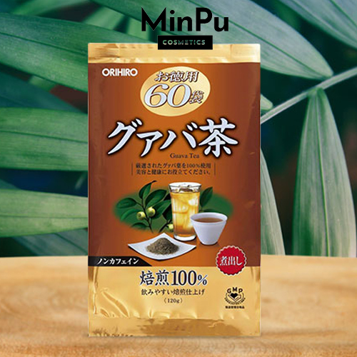 Trà lá ổi Orihiro hỗ trợ điều chỉnh cân nặng, đốt mỡ - Guava Tea Orihiro 60 gói/ bịch