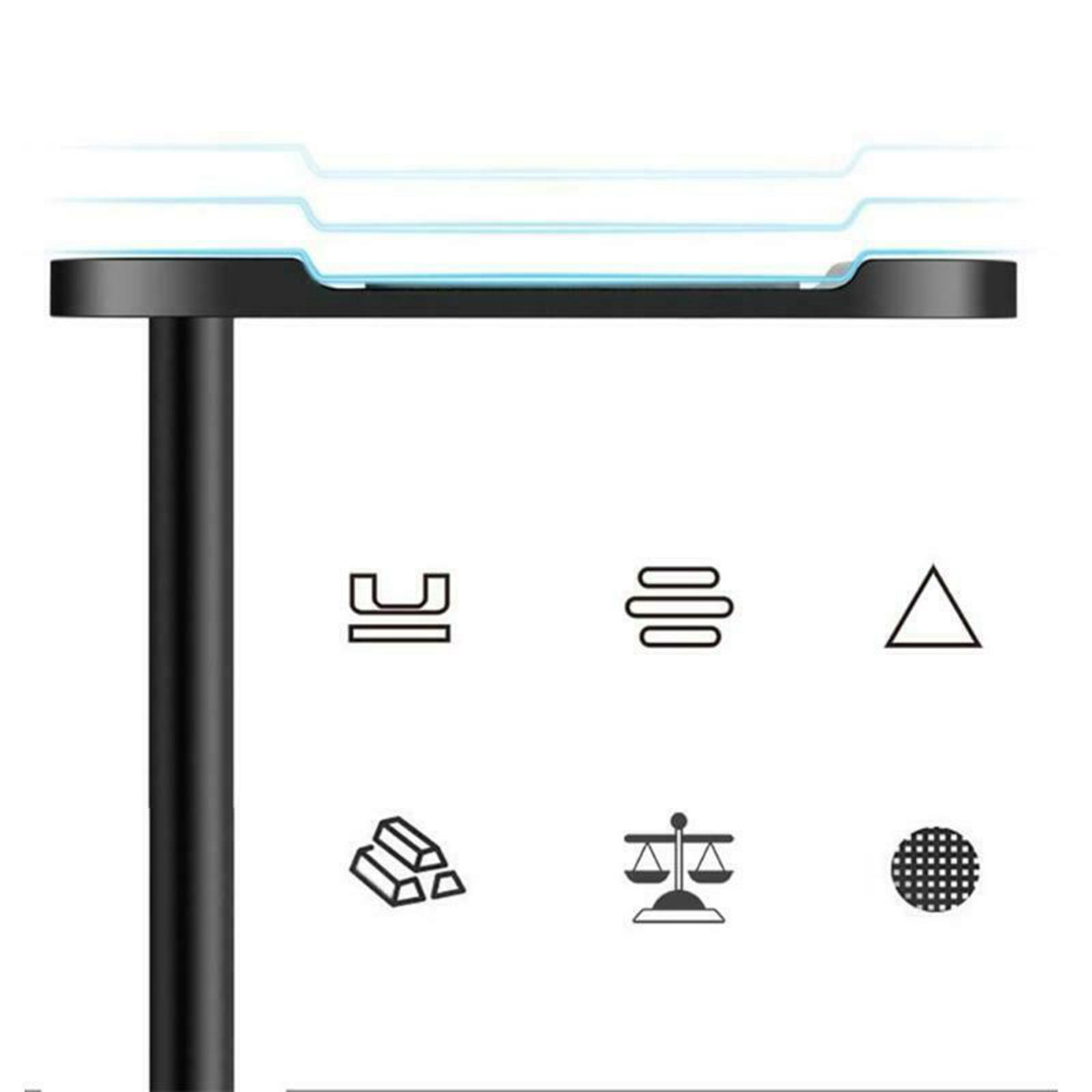 Aluminum Alloy Headphone Stand Headset Stand for All Headphones Size Headset Holder Hanger with Base for Desktop Organization Display