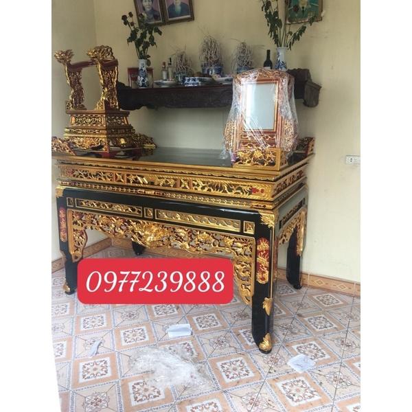 Án gian chân 12cm gỗ gụ lào