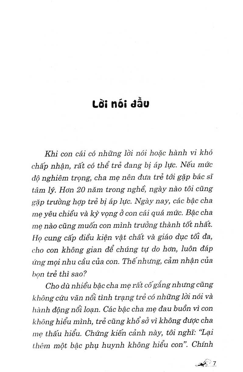 Áp Lực Của Trẻ