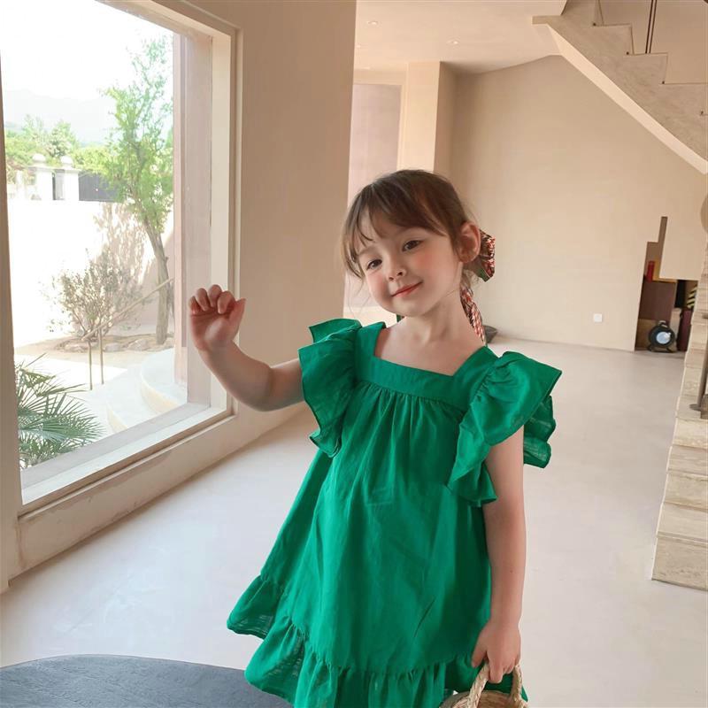 VL85 Size90-130 Đầm bé gái Thời trang trẻ Em hàng quảng châu