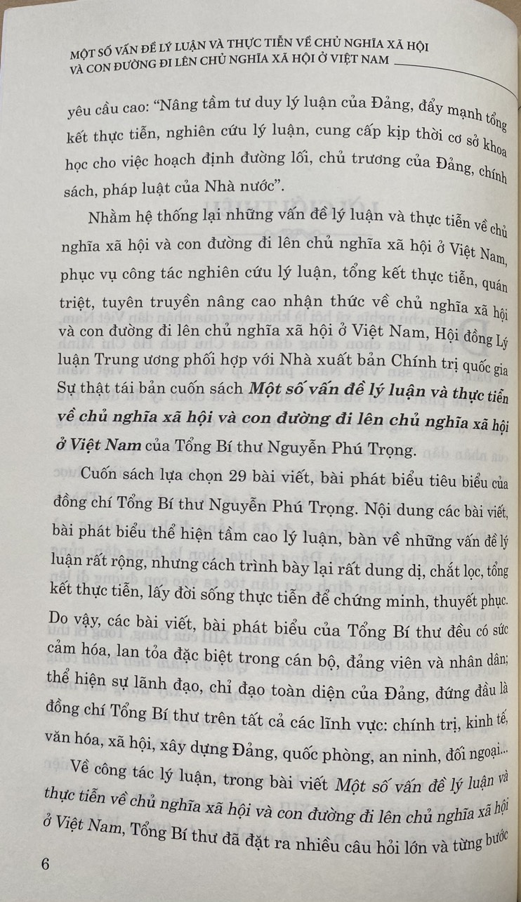 Một Số Vấn Đề Lý Luận Và Thực Tiễn Về Chủ Nghĩa Xã Hội Và Con Đường Đi Lên Chủ Nghĩa Xã Hội Ở Việt Nam
