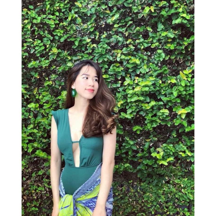 Bikini 1 mảnh liền bèo vai nhiều màu ( 100% như hình)