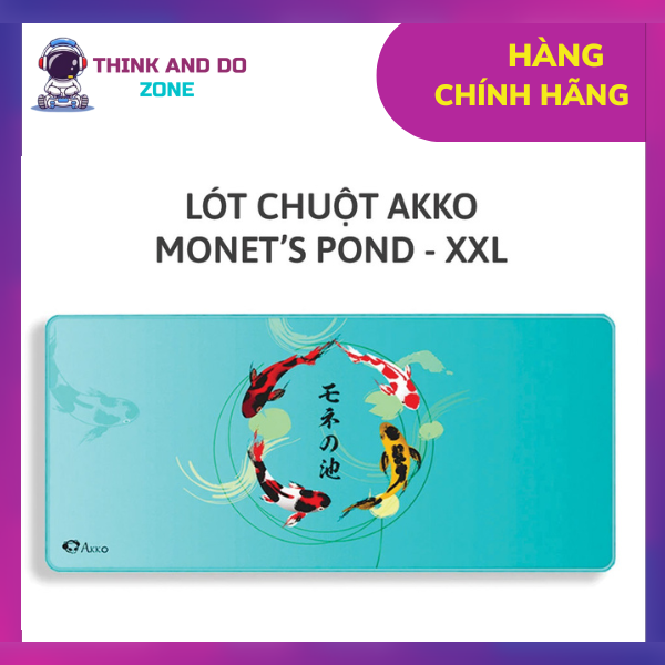 Bàn di chuột AKKO Monet's POND Mousepad - Hàng chính hãng