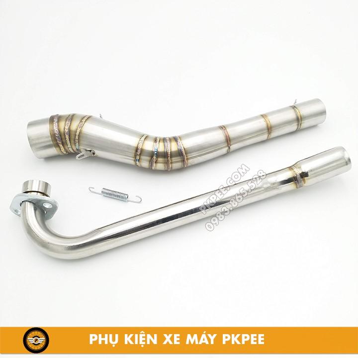 Cổ Pô Tăng 2 Khúc Inox 304 Gắn S110, RSX110, Blade 110