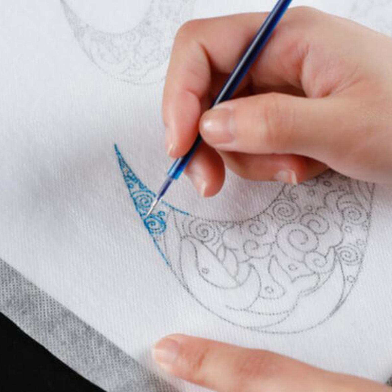 2x 10 Sheets White Carbon Transfer Paper 20x20 Inch Tracing Paper Carbon Graphite Copy Paper with Embossing Stylus Tracing Stylus Dotting Tools