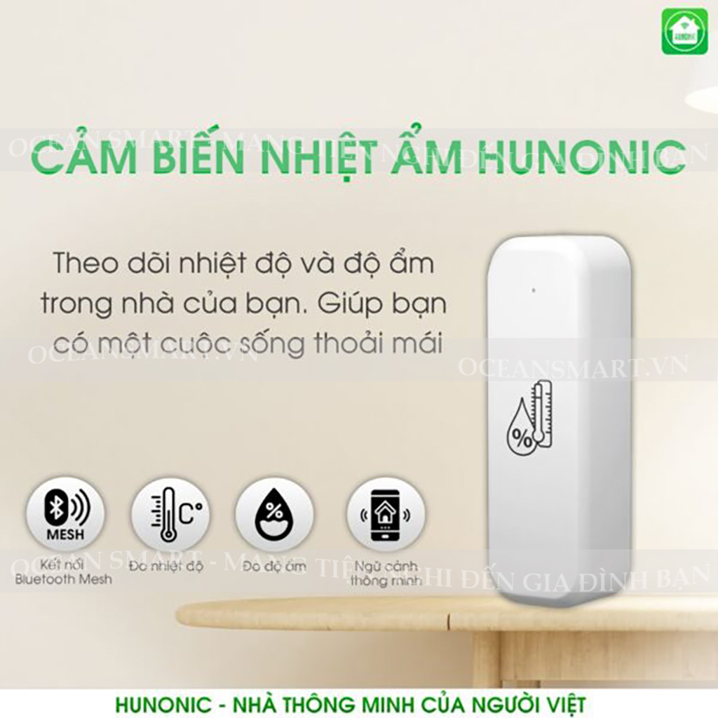 Hình ảnh Cảm Biến Nhiệt Ẩm Hunonic, Cảm Biến Điều Khiển Thiết Bị Tự Động - Hàng Chính Hãng