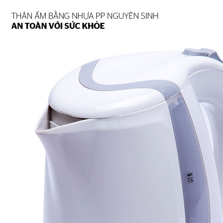 Ấm Siêu Tốc Sunhouse SHD1300 - 1.7 Lít - Hàng chính hãng