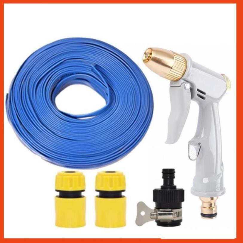 Bộ dây vòi xịt nước rửa xe, tưới cây tăng áp 3 lần, loại 20m 206846