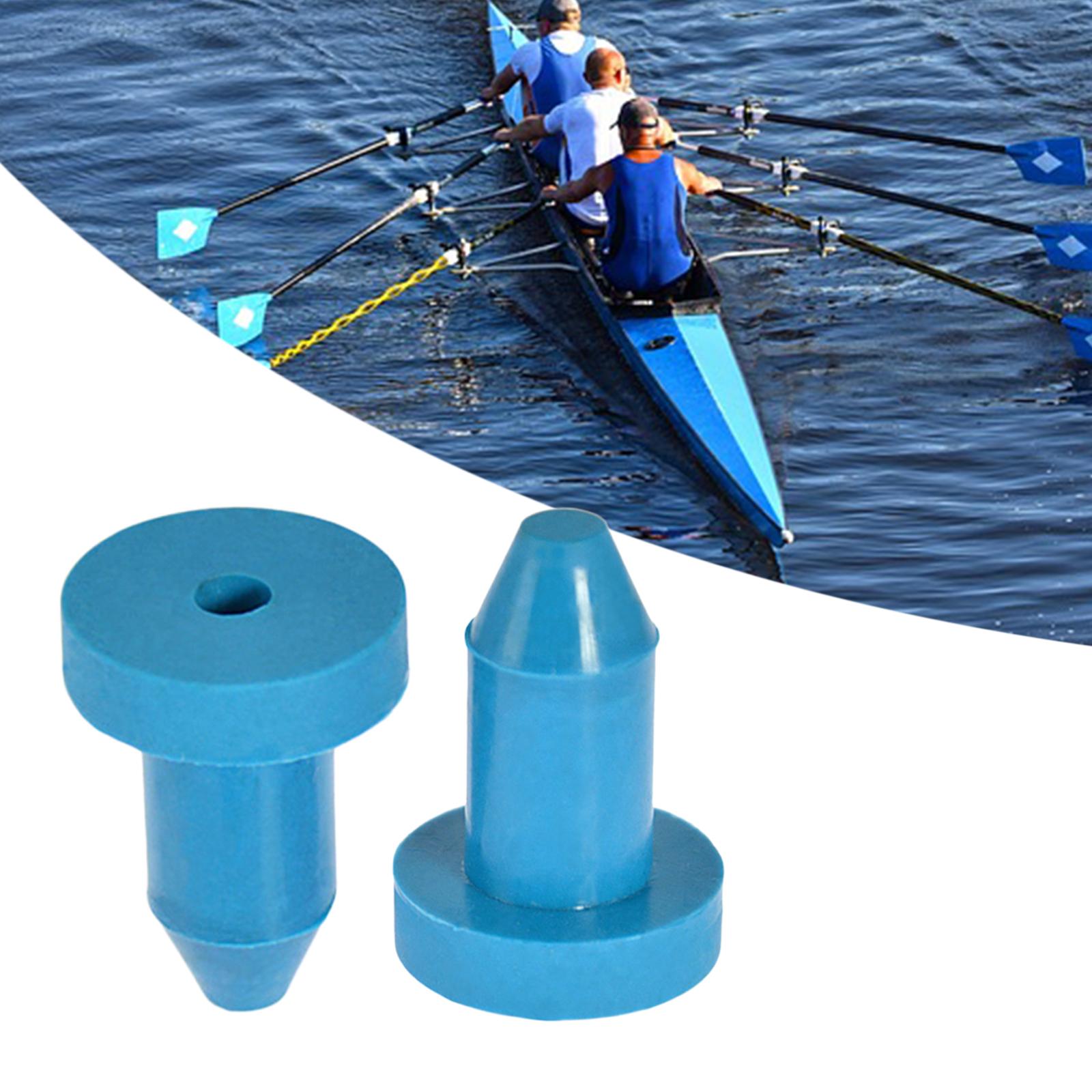 2 Pcs Kayak Drain Plug Rubber Scupper Plugs Drain Holes Stopper Bung for Most Fishing Boats Kayaks Accessories