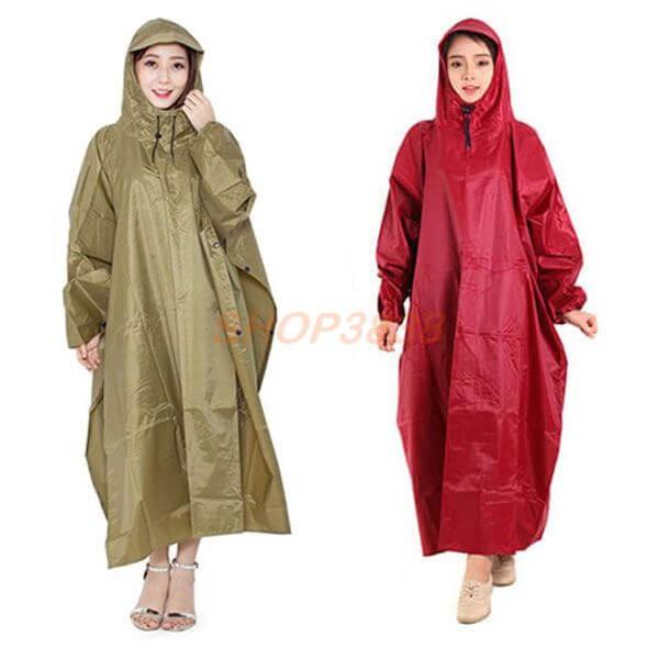 Áo Mưa Cánh Dơi Vải Dù 1m4-1m6 An Toàn Không Thấm Nước