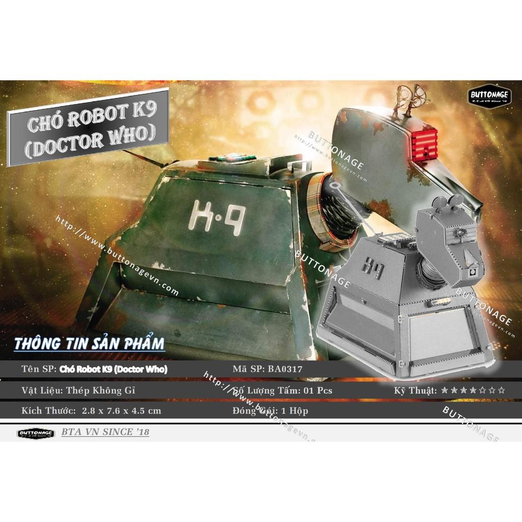 Mô Hình Lắp Ráp 3d Chó Robot K9