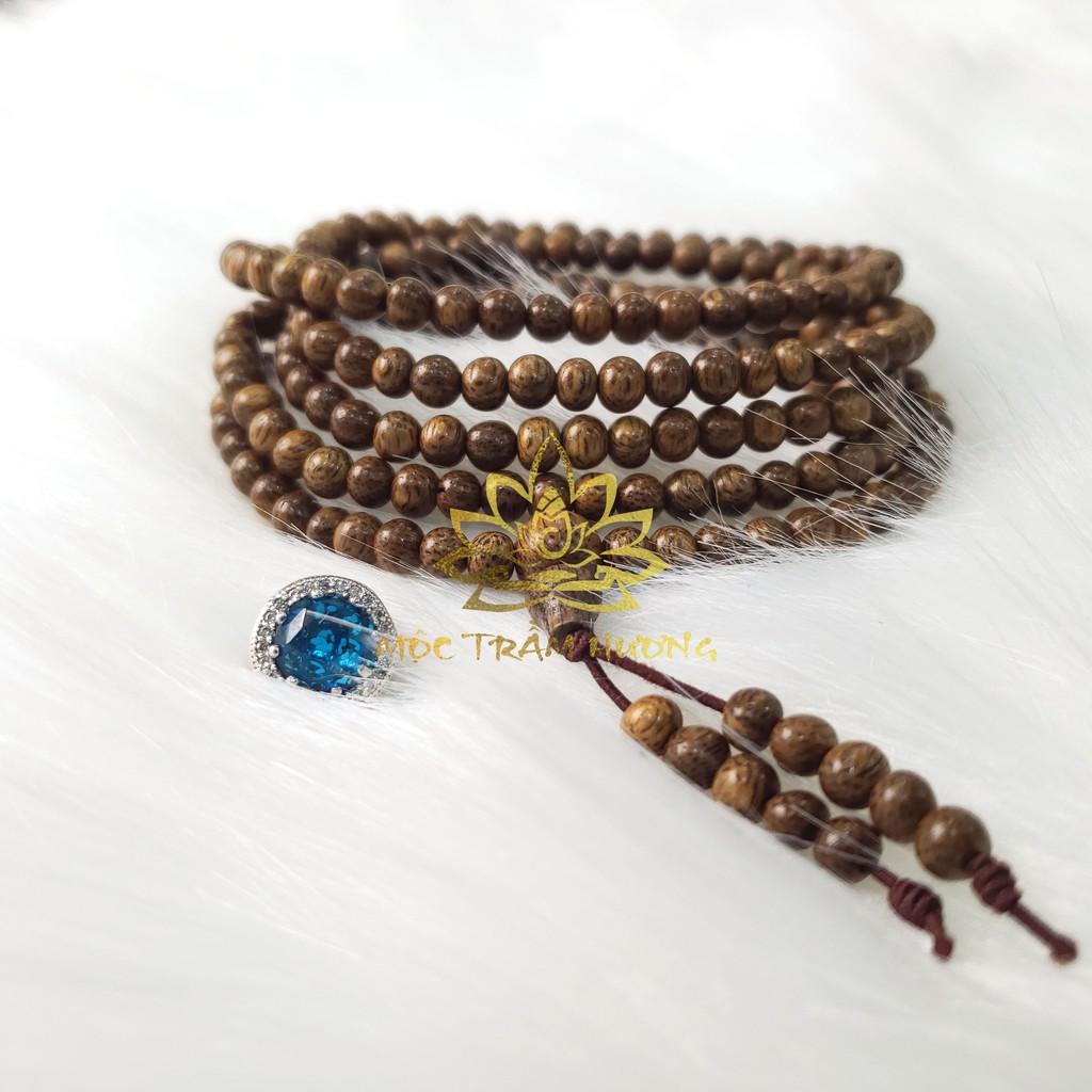 Vòng Tay Trầm Hương 216 Hạt 4mm MIX Charm Bạc S925