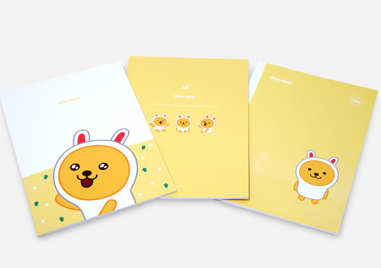 Set 3 Cuốn Sổ Tay A5 Muzi Kakao Friends Chính Hãng