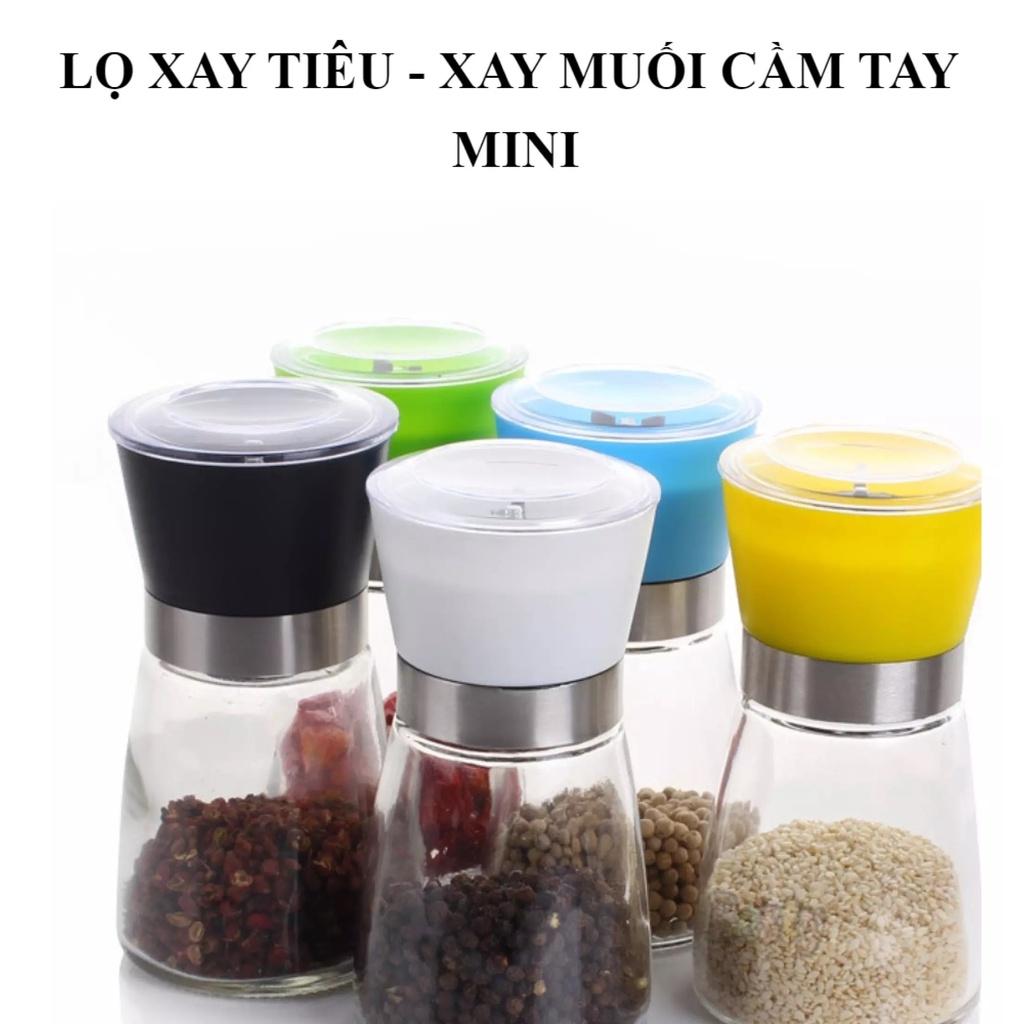 Lọ xay hạt tiêu cầm tay siêu nhanh bằng thủy tinh