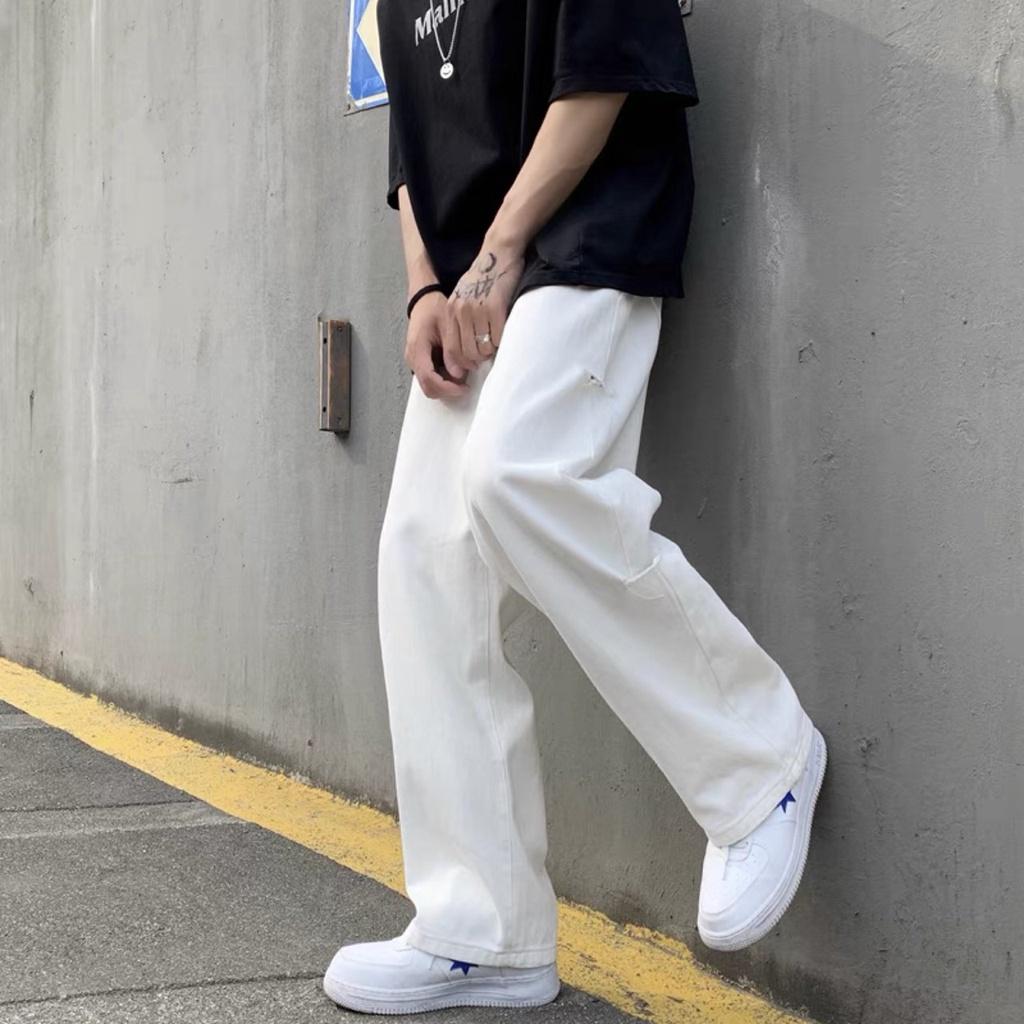 Quần kaki ống rộng - Quần Baggy Nam Nữ KAKI Ống Suông phong cách Unisex co giãn trẻ trung năng động