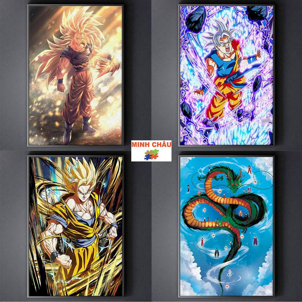 Tranh Canvas | Tranh treo tường trang trí DRAGON BALL - MẪU 1 - 4