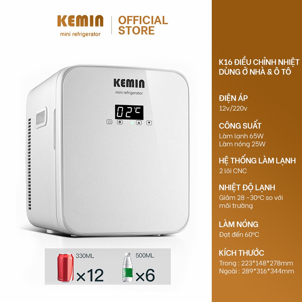 Hình ảnh Tủ lạnh mini Kemin 16L