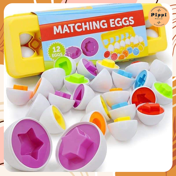 Đồ Chơi Trứng Nối Matching Egg Giúp Bé Phát Triển Vận Động Thô Tư Duy Thông Minh