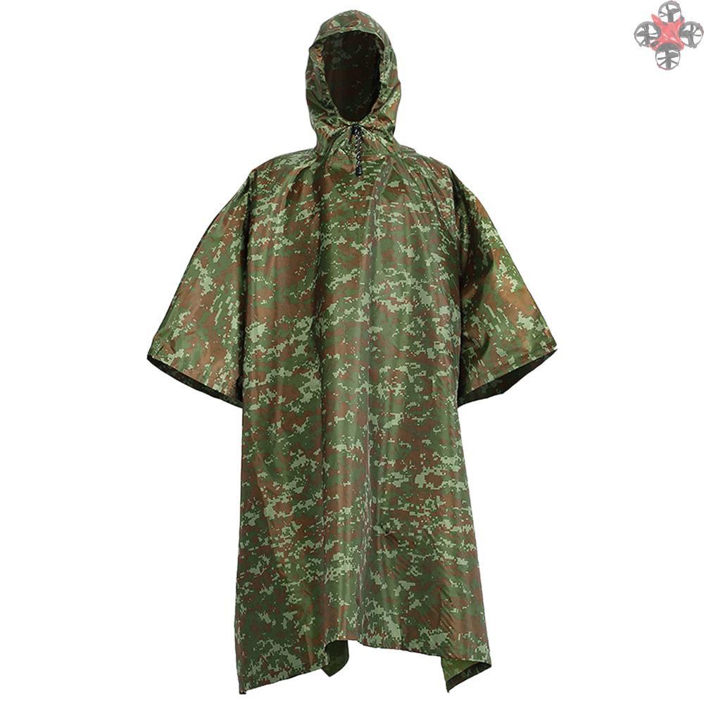 TOP Men Women Multifunction Raincoat Waterproof Rainwear Rainproof Poncho for Outdoor Camping Hiking Mountaineering