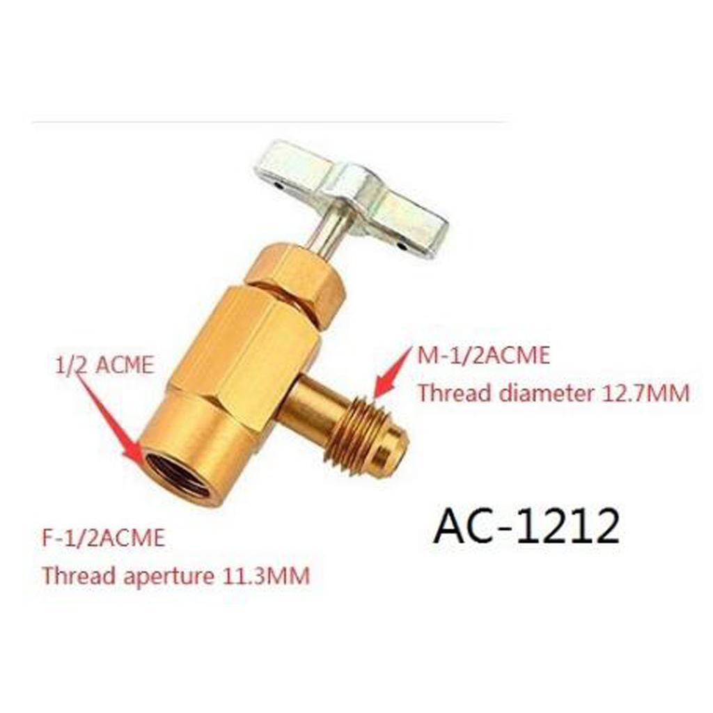Aluminum Alloy R134a Air Conditioning AC Can Opener 1/2ACME