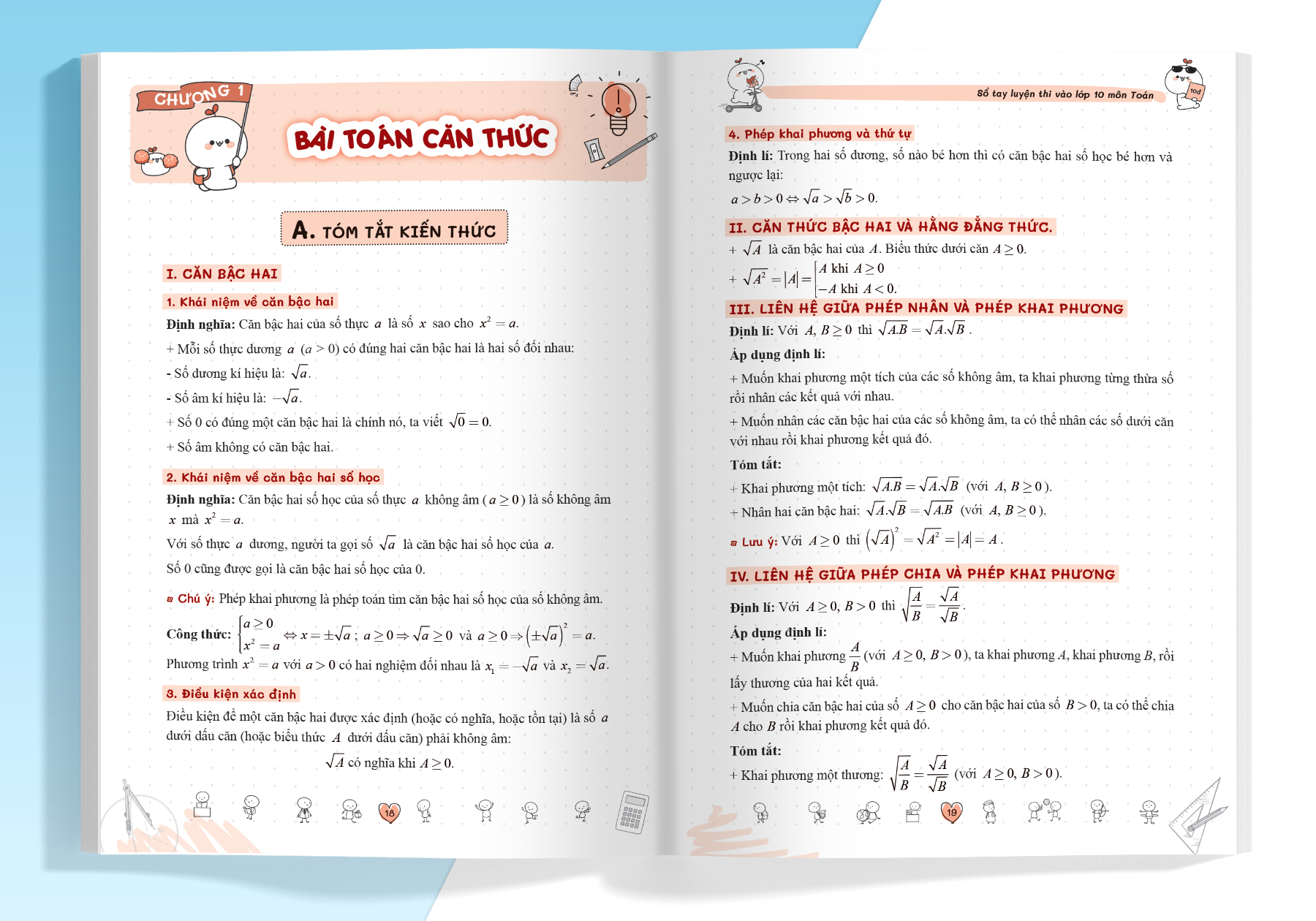 Sách - Sổ tay Luyện thi vào lớp 10 môn Toán