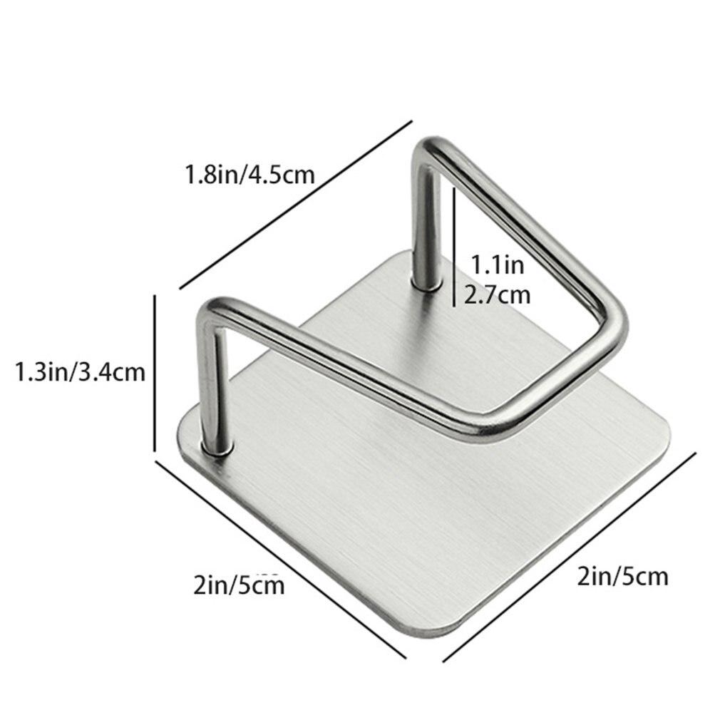 Kitchen Stainless Steel Sponges Holder Self Adhesive Sink Sponges Drain Drying Rack Kitchen Sink Accessories storage Organizer