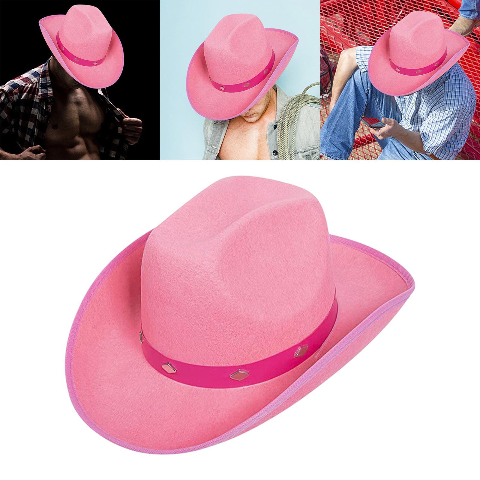 Felt Cowboy Hat for Halloween Costume Accessories, Dress up, Role Play, Cosplay Prop, Holiday Decorations