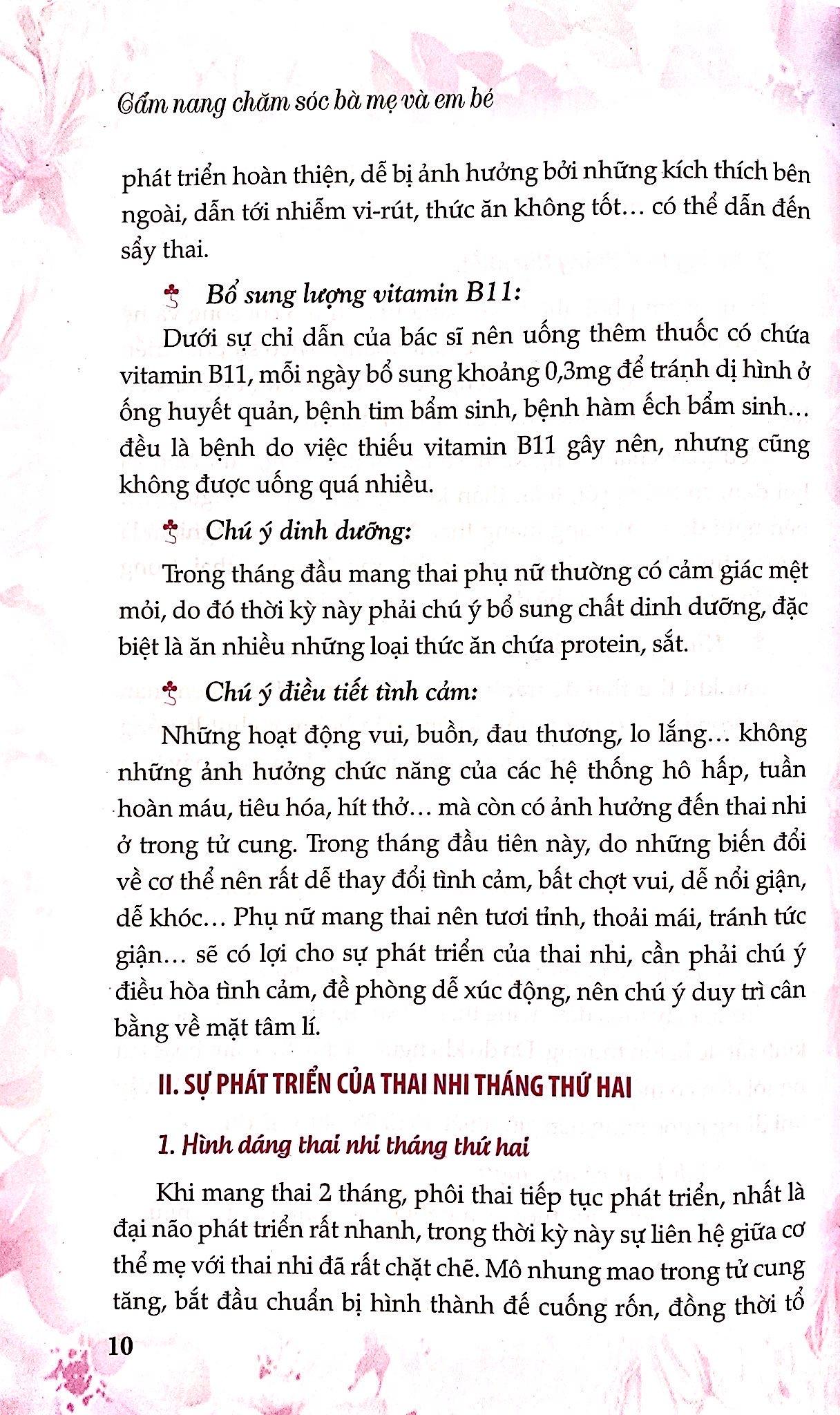 Cẩm Nang Chăm Sóc Bà Mẹ Và Em Bé